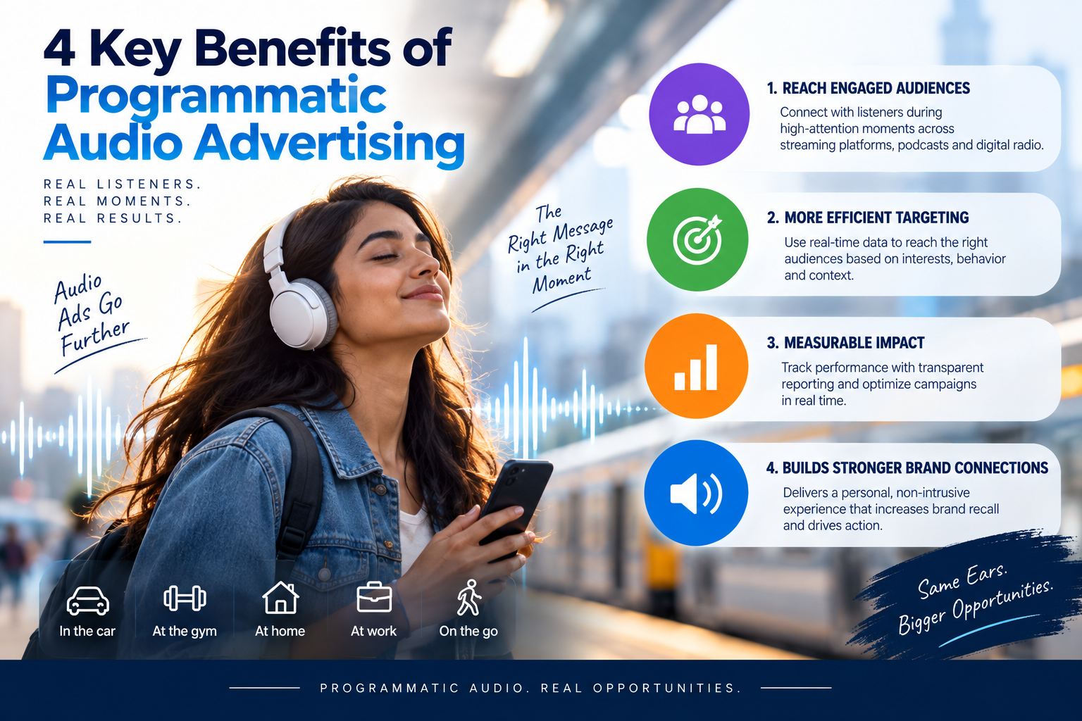 4 Key Benefits of Programmatic Audio Advertising