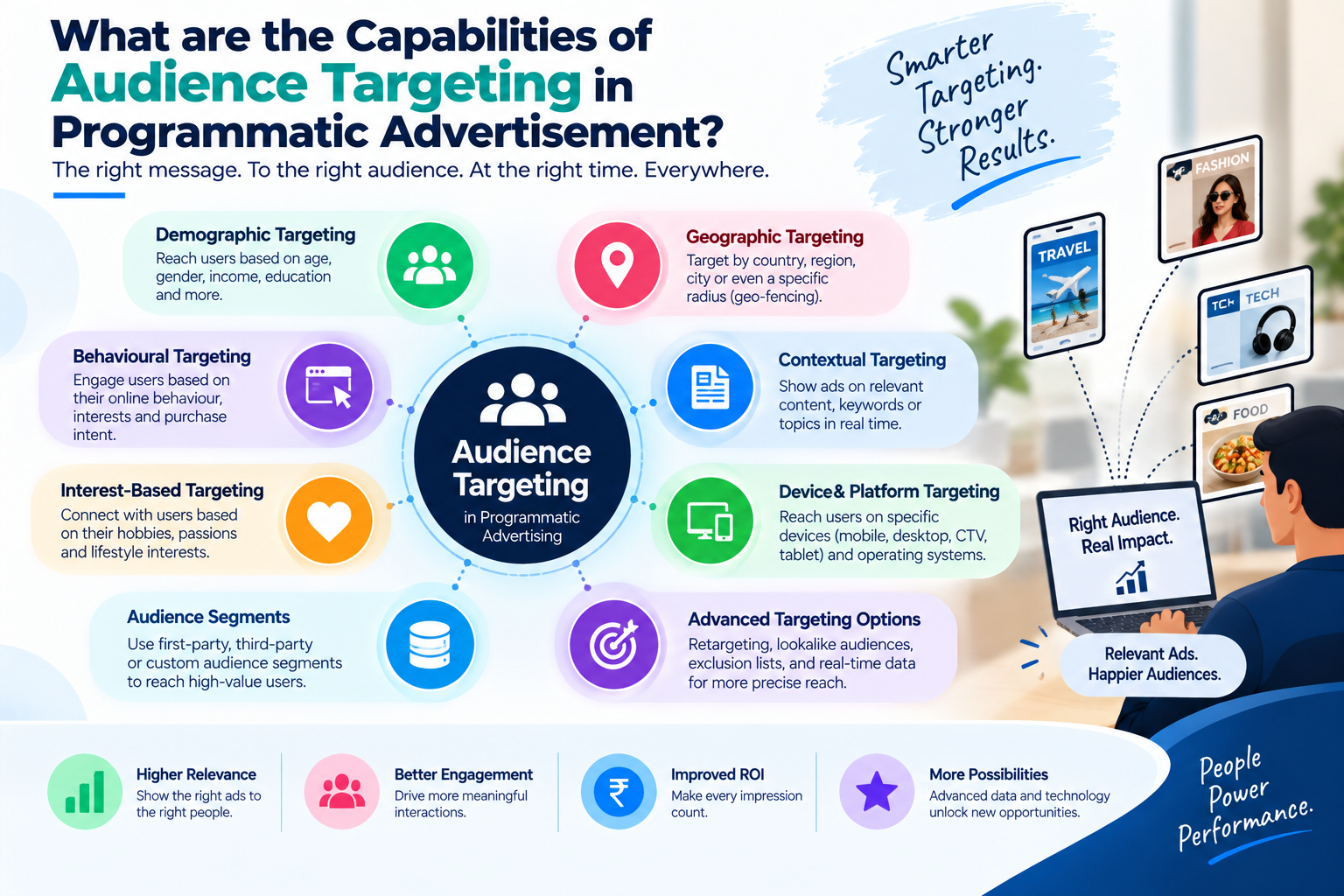 What are the capabilities of Audiences Targeting in Programmatic Advertising?